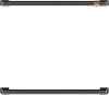 CXWD0H0PMBT Cafe Brushed Black Bar Handle Kit for Double Wall Oven