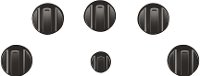 CXCE1HKPMBT Café 5 Electric Cooktop Knobs in Brushed Black
