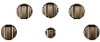 CXCE1HKPMBZ Café 5 Electric Cooktop Knobs in Brushed Bronze