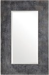 Glazed Metal Rectangular Mirror