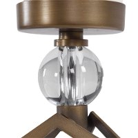 17 Inch Antique Bronze Open Steel Candle Holder-2