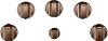 CXCE1HKPMCU Café 5 Electric Cooktop Knobs in Brushed Copper