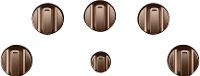 CXCE1HKPMCU Café 5 Electric Cooktop Knobs in Brushed Copper