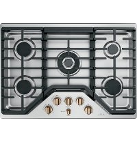 CXCG1K0PMBZ Café 5 Gas Cooktop Knobs in Brushed Bronze-2