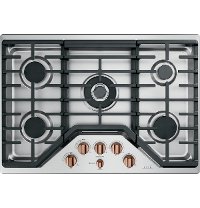 CXCG1K0PMCU Café 5 Gas Cooktop Knobs in Brushed Copper-2