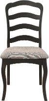 Traditional Brown Upholstered Dining Room Chair - Glenallen