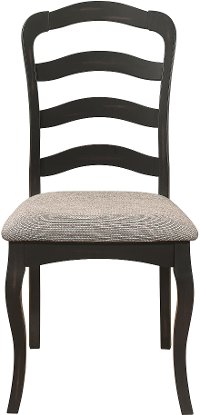 Traditional Brown Upholstered Dining Room Chair - Glenallen
