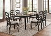 Traditional Two-Tone Brown 5 Piece Dining Set - Glenallen