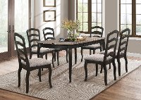 Traditional Two-Tone Brown 5 Piece Dining Set - Glenallen