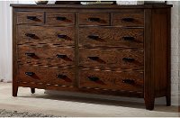 Classic Chestnut Brown Dresser - Country Roads