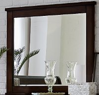 Classic Chestnut Brown Mirror - Country Roads