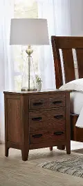 Country Roads Brown Nightstand