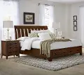 Country Roads Brown Queen Storage Bed