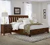 Clearance Country Roads Brown King Storage Bed