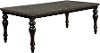 Black and Brown Two-Tone Dining Room Table - Mariella