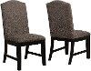Black and Brown Upholstered Dining Chair - Mariella