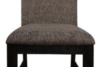 Black and Brown Upholstered Dining Chair - Mariella-2