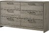 Clearance Modern Light Gray Dresser - Alix