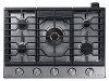 NA30N9755 Samsung Chef Gas Chef Collection Cooktop with 22K BTU Dual Power Burner - Stainless Steel-1