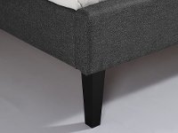 Modern Gray Upholstered Queen Platform Bed - Charlotte-3