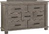Clearance Classic Mission Gray Dresser - Tribecca