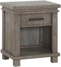 Classic Mission Gray Nightstand - Tribecca