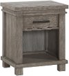 Clearance Classic Mission Gray Nightstand - Tribecca