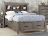 Clearance Classic Mission Gray Full Storage Bed - Tribecca