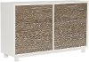 Clearance Modern White and Oak Dresser - Brampton