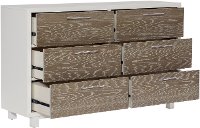 Modern White and Oak Dresser - Brampton-3