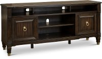 66 Inch Transitional Walnut TV Stand - Valley View-3