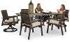 Ash Gray 7 Piece Patio Dining Set - Glenwood