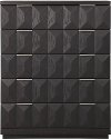 Clearance Modern Espresso Brown Chest of Drawers - Maddax