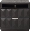 Clearance Modern Espresso Brown Nightstand - Maddax