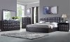 Clearance Modern Brown 4 Piece Queen Bedroom Set - Maddax