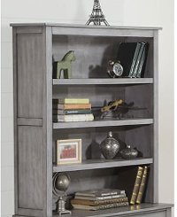 Cottage Gray Small Bookcase - Edgewood