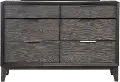Contemporary Ash Gray Dresser - Florian