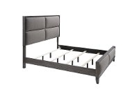 Contemporary Ash Gray Queen Upholstered Bed - Florian-3