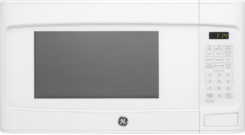 Ge 1 1 Cu Ft Capacity Countertop Microwave Oven White Rc