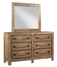Rustic Pine Mirror - Windsor-2
