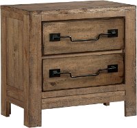 Rustic Pine Nightstand - Windsor