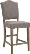 Clearance Brown and Gray Upholstered Counter Height Stool - Keystone