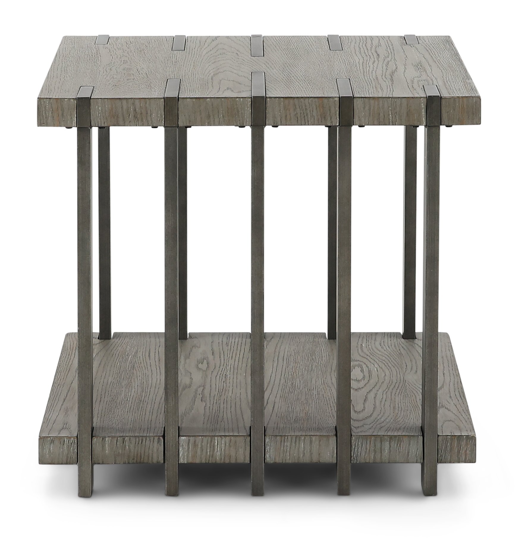 Eldridge Weathered Gray End Table-5