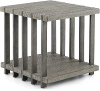 Weathered Gray End Table - Eldridge