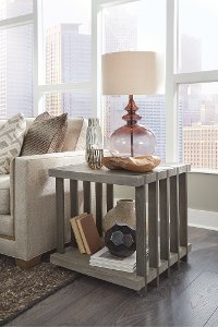 Weathered Gray End Table - Eldridge-2