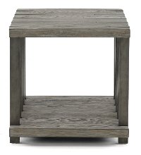 Weathered Gray End Table - Eldridge-3