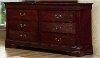 Classic Traditional Cherry Dresser - Bordeaux
