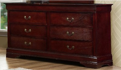 Classic Traditional Cherry Dresser - Bordeaux