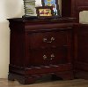 Classic Traditional Cherry Nightstand - Bordeaux