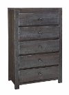 Clearance Rustic Charcoal Gray Chest of Drawers - Wheaton